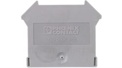 Ścianka końcowa szara D-UK 4/10 3003020