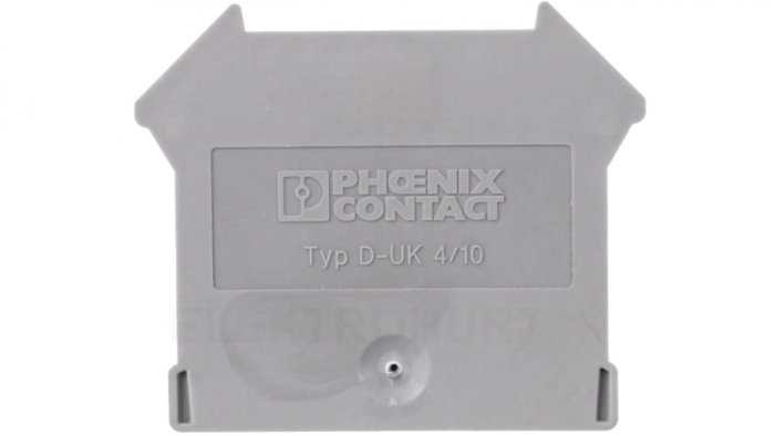 Ścianka końcowa szara D-UK 4/10 3003020 /50szt./