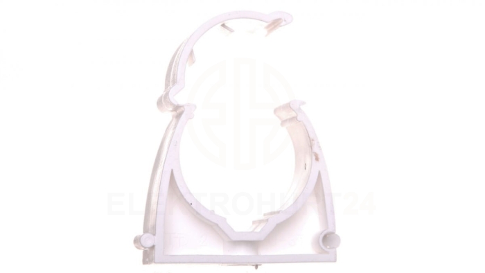 Uchwyt zamknięty do rur 37mm biały UZ 37 10186 /100szt./