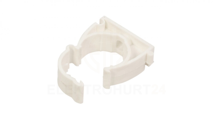 Uchwyt zamknięty do rur 28mm biały UZ 28 10185 /100szt./