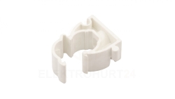 Uchwyt zamknięty do rur 13mm biały UZ 13 10180 /100szt./