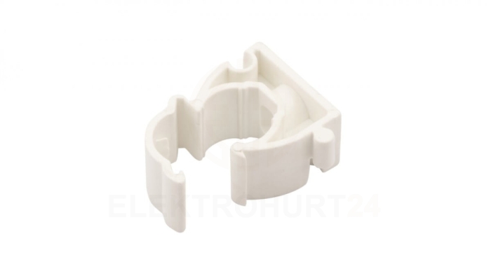 Uchwyt zamknięty do rur 13mm biały UZ 13 10180 /100szt./
