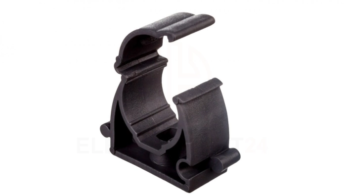 Uchwyt zamknięty do rur 18mm ciemno szary UZ 18 10190 /100szt./