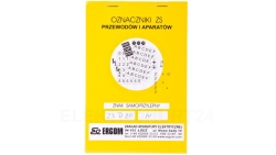 Znaki samoprzylepne ZS D20/N E04ZP-02030403500