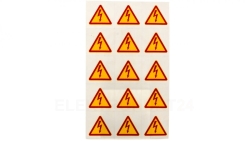 Znaki samoprzylepne typu BŁYSKAWICE ZS 25 LIGHTNING E04ZP-02030200500 /150szt/