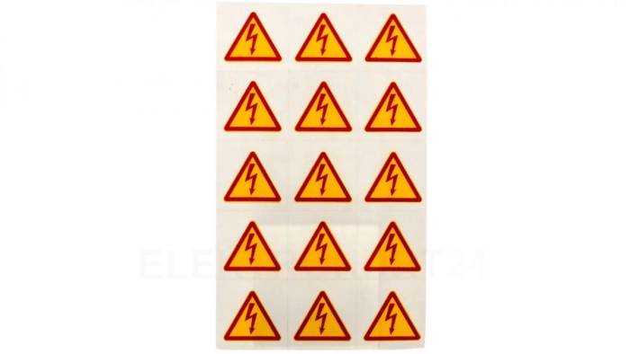 Znaki samoprzylepne typu BŁYSKAWICE ZS 25 LIGHTNING E04ZP-02030200500 /150szt/