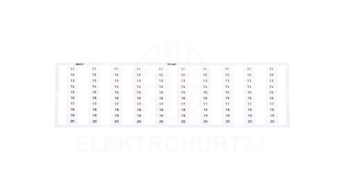 Oznaczniki WMB 10x 11-20 793-603 /5szt./