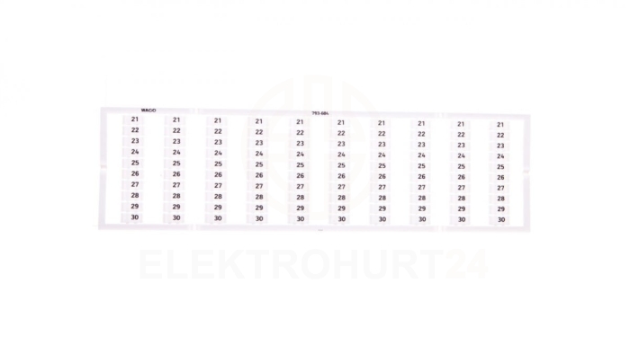 Oznaczniki WMB 10x 21-30 793-604 /5szt./