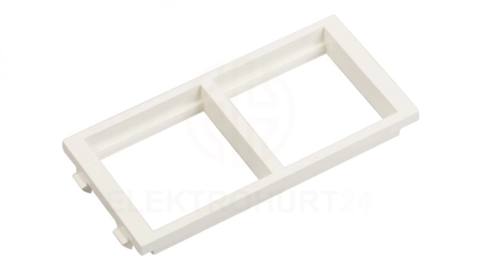 Simon Connect Ramka CIMA podwójna 2xK45 pozioma czysta biel S66/9