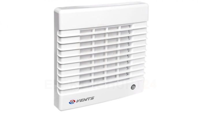 Wentylator domowy fi 100 230V 18W 98m3/h 34dB 50Hz ścienny, automatyczna żaluzja POLO AZ 100MA