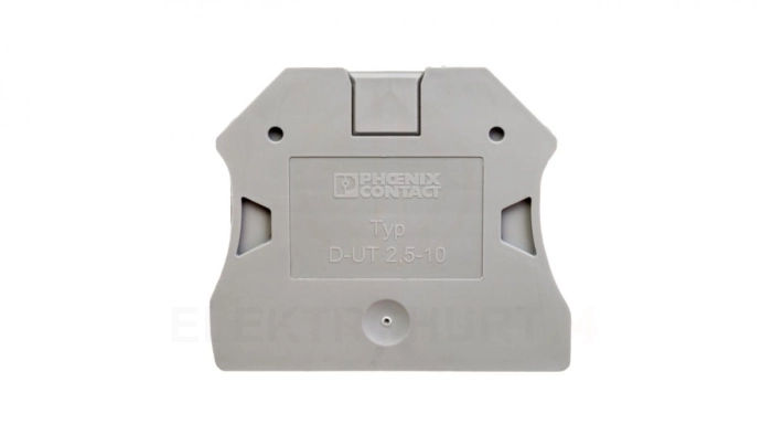Ścianka/pokrywa złączki D-UT 2,5/10 /50szt./