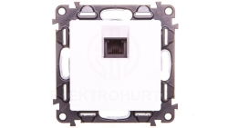 VALENA LIFE Gniazdo telefoniczne pojedyncze RJ11 biały 753138