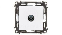 VALENA LIFE Gniazdo antenowe TV końcowe biały 753151