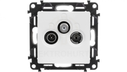 VALENA LIFE Gniazdo antenowe RTV/SAT końcowe biały 753152