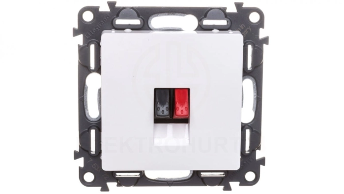 VALENA LIFE Gniazdo głośnikowe biały 753172