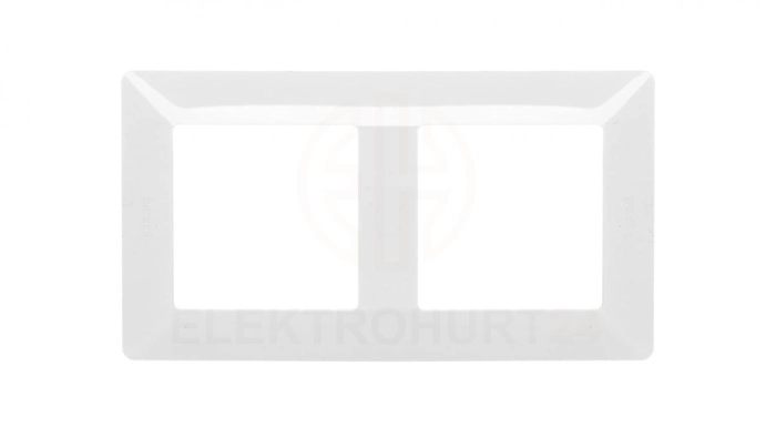 VALENA LIFE Ramka podwójna biała 754002