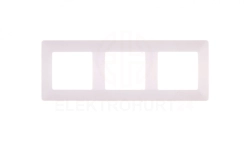 VALENA LIFE Ramka potrójna biała 754003