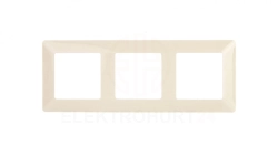 VALENA LIFE Ramka potrójna kremowa 754043
