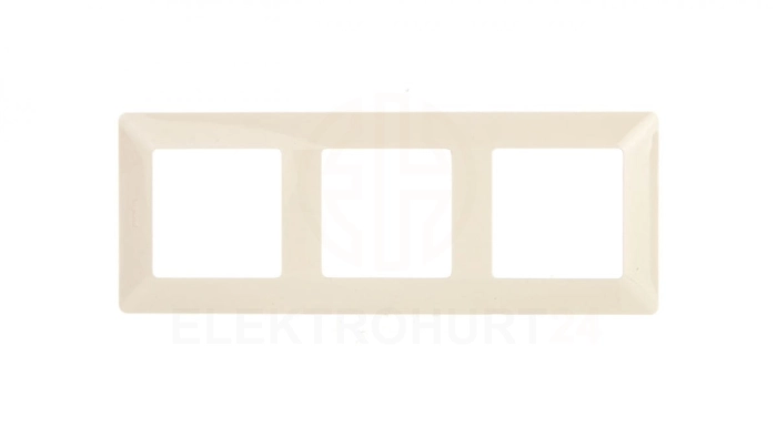 VALENA LIFE Ramka potrójna kremowa 754043