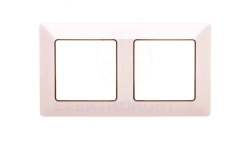 VALENA LIFE Ramka podwójna kremowa/złota 754062