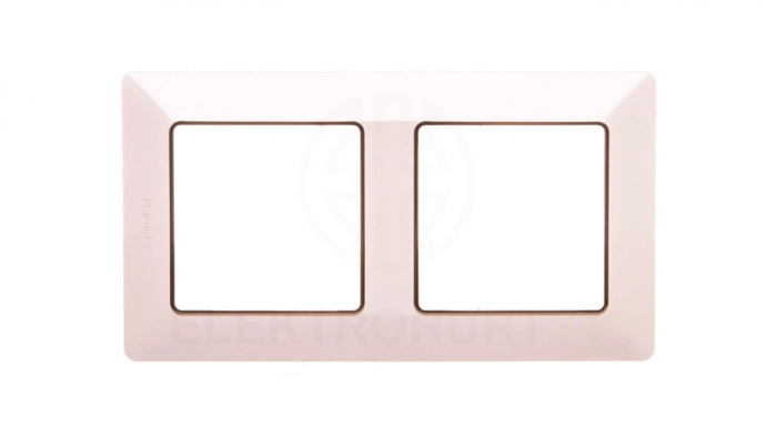 VALENA LIFE Ramka podwójna kremowa/złota 754062