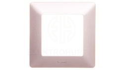 VALENA LIFE Ramka pojedyncza aluminium 754131