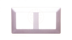 VALENA LIFE Ramka podwójna aluminium 754132