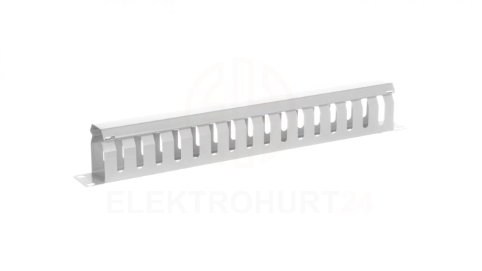 Organizator kablowy 19 cali 1U W/40xG/70 szary DN-97616