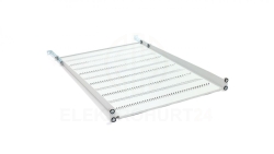 Półka 19 cali 1U G/650 szara (RAL 7035) z podporą TN-19-650-1U-GY