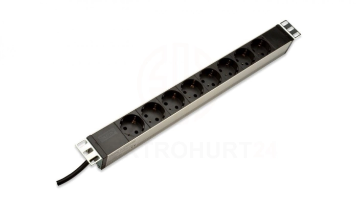 Listwa zasilająca do szaf rack (PDU) 19cali 8x Schuko DN-95401