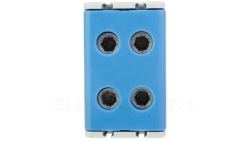 Zacisk rozgałęźny KE-66.2 Al 6-50 mm Cu 2.5-50 mm niebieski