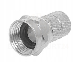 Wtyczka złącze typu F 6,8mm HQ z uszczelką