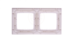 KARO Ramka podwójna ecru perłowy R-2S/42