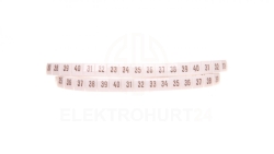 Oznacznik DK2/Z6 /31-40/ biały 89204006 /100szt./