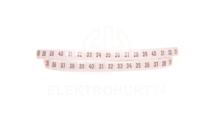 Oznacznik DK2/Z6 /31-40/ biały 89204006 /100szt./
