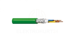 Kabel PROFINET 4x22AWG kat.5e PVC drut zielony BL-70006E.01B100 /100m/