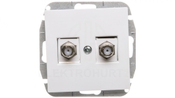 Sentia Gniazdo antenowe 2xTV typ F-F 1487-10