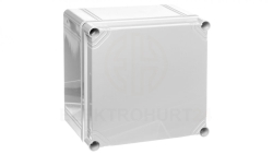 Obudowa kompletna szara pokrywa ABS 200x200x132mm IP66/67 OABP202013G