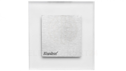 Oprawa przyschodowa LED kwadratowa APUS LED CW 0.8W 12 DC 15lm kl.III IP20 barwa zimna 6500K stal nierdzewna 23107