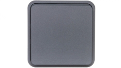 Berker W.1 Gniazdo pojedyncze z/u moduł IP55 szary 6768803515