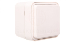 Berker W.1 Gniazdo pojedyncze z/u kompletne IP55 biały 6768813512