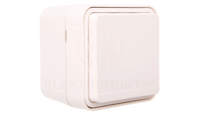 Berker W.1 Gniazdo pojedyncze z/u kompletne IP55 biały 6768813512