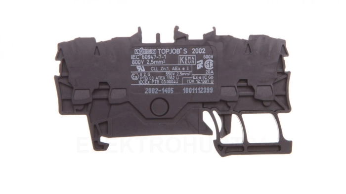 Złączka 4-przewodowa 2,5mm2 czarna 2002-1405 TOPJOBS