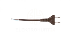 Przewód przyłączeniowy bez wyłącznika 190cm brązowy SP-190/2X0,5/-BRA YNS10000434