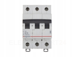 Legrand RX3 wyłącznik nadprądowy 3P B16A S303