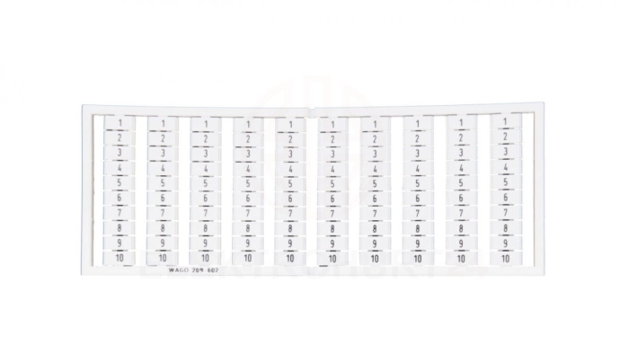 Ramka z oznacznikami 10x 1-10 209-602 /5szt./