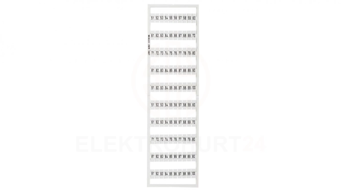 Ramka z oznacznikami 2x 51-100 209-507 /5szt./