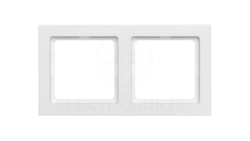 Berker Q.3 Ramka podwójna biała aksamit 10126099