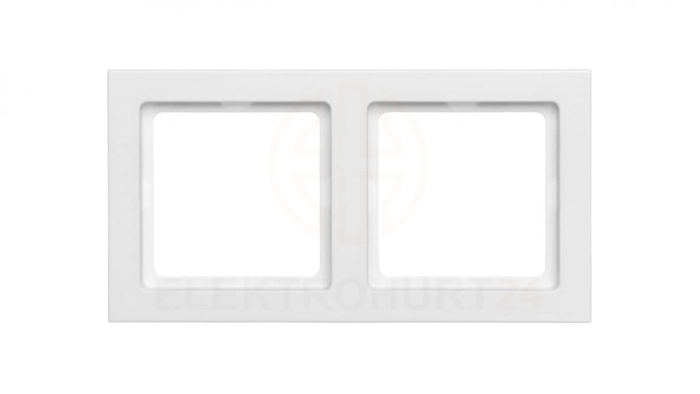 Berker Q.3 Ramka podwójna biała aksamit 10126099