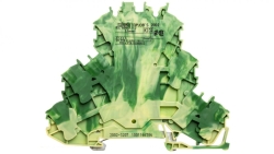 Złączka szynowa 3-piętrowa 2,5mm2 żółto-zielona 2002-3207 TOPJOBS